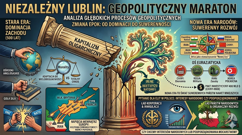 Zmierzch starej ery i narodziny świata wielobiegunowego: Prof. Gracjan Cimek w NL24.TV