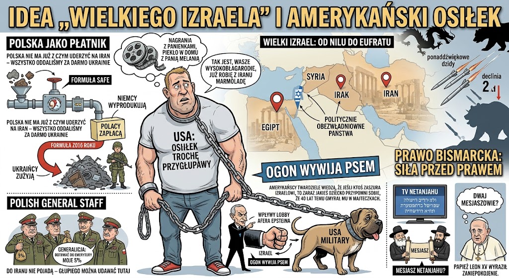 Afera Epsteina i „Wielki Izrael”: Stanisław Michalkiewicz w NL24.TV o kulisach napaści na Iran