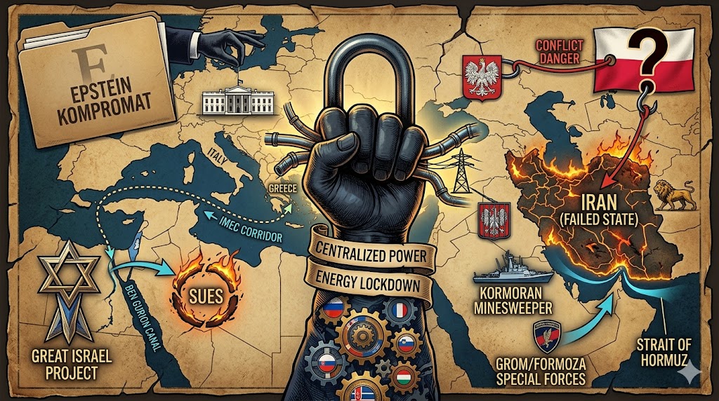 Dr Leszek Sykulski ostrzega: Lockdown energetyczny i projekt „Wielkiego Izraela”. Czy Polska zostanie wciągnięta w wojnę na Bliskim Wschodzie?