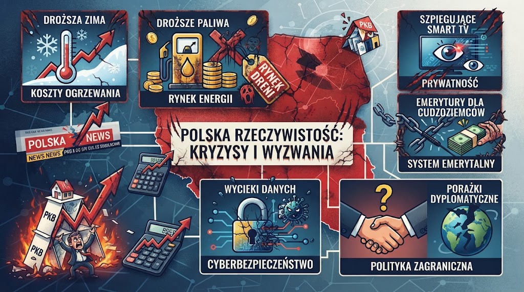 Zima będzie droga, emerytury dla Ukraińców, szpiegujące telewizory – prof. Mirosław Piotrowski
