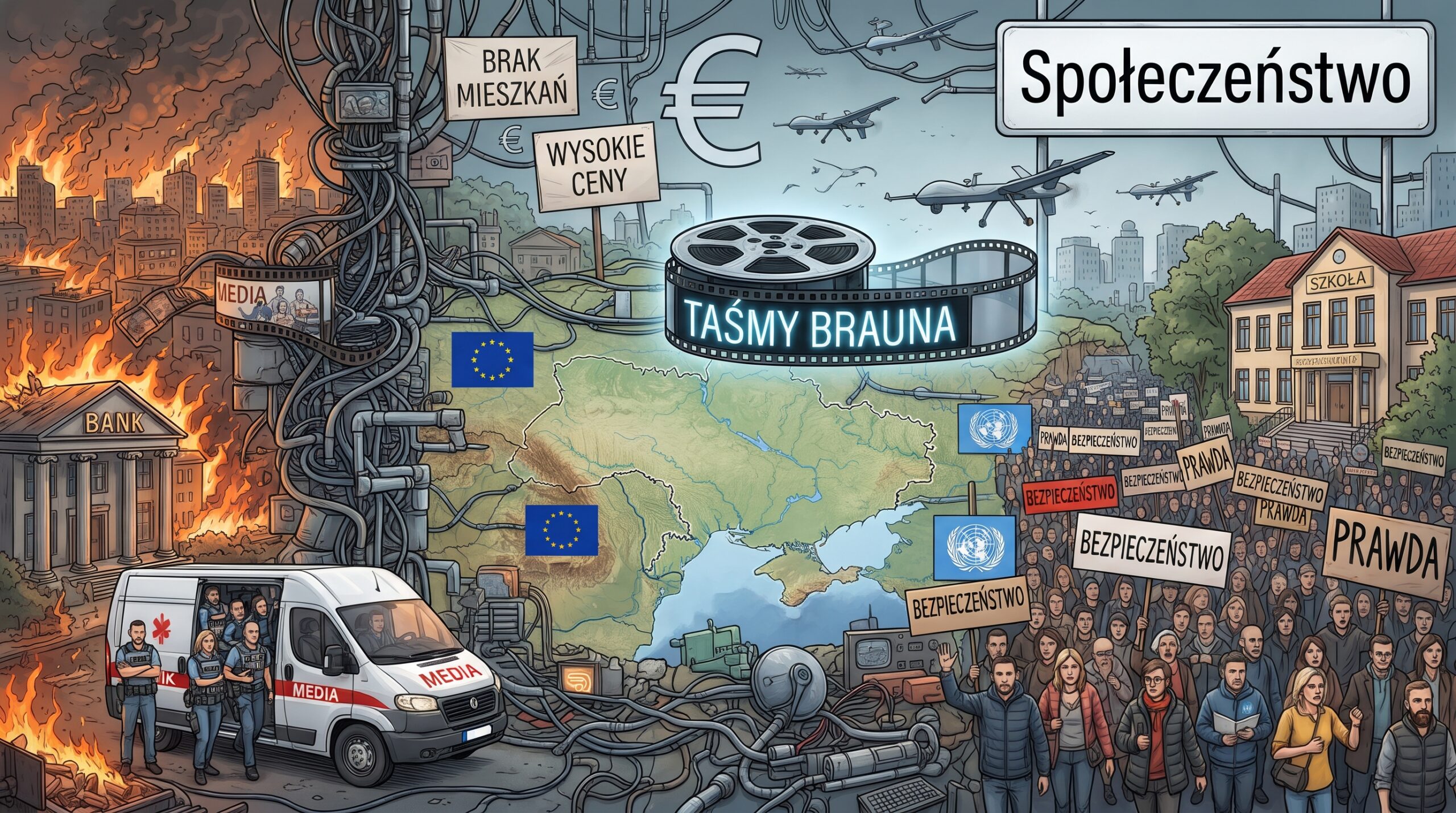 Taśmy Brauna i kulisy polityki. Piotr Szlachtowicz w NL24.tv o ukrainizacji Polski i kryzysie mediów